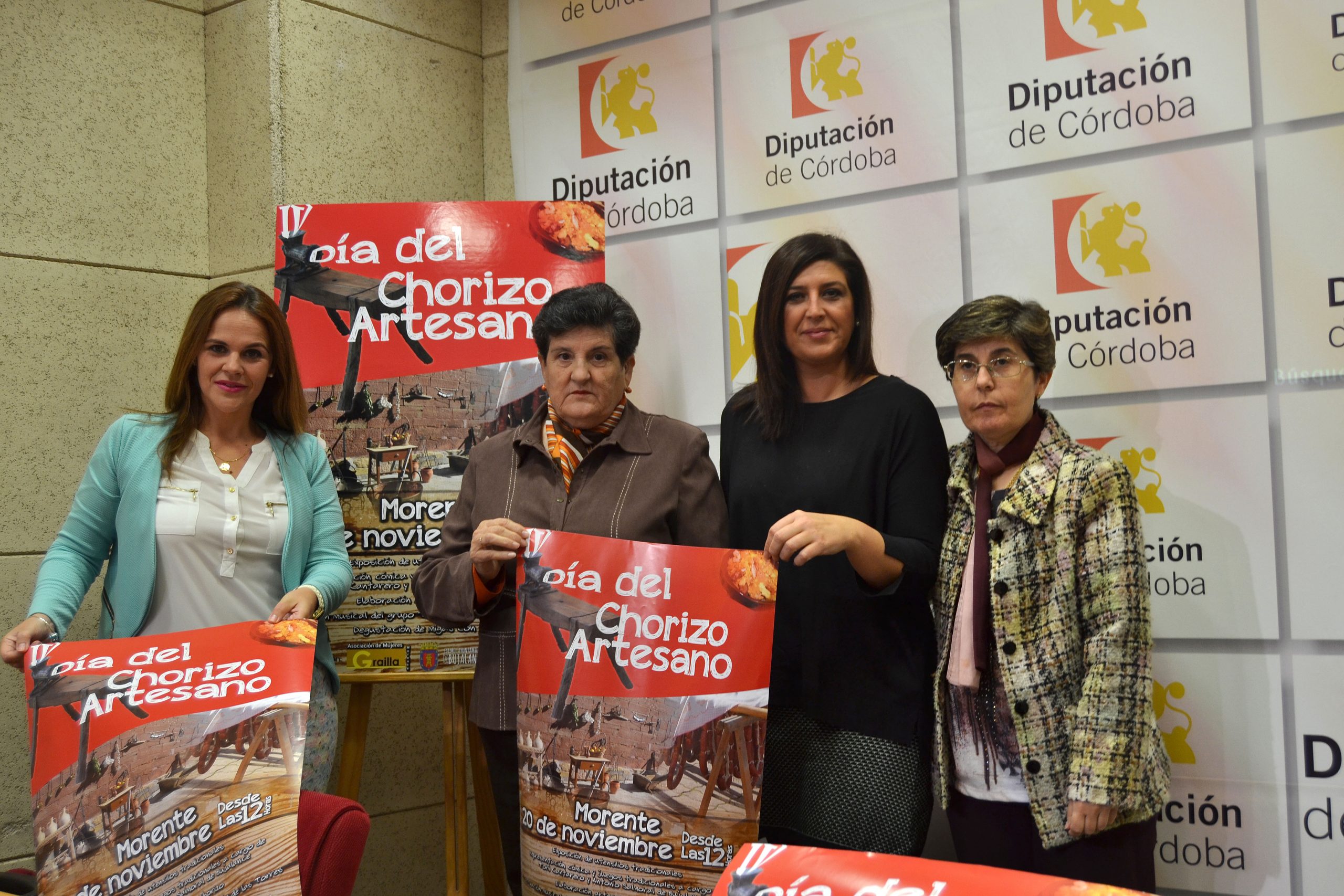 Presentación del Día del Chorizo Artesano de Morente en la Diputación de Córdoba