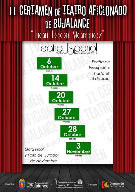 II Certamen Nacional de Teatro Aficionado Juan Leon Marquez