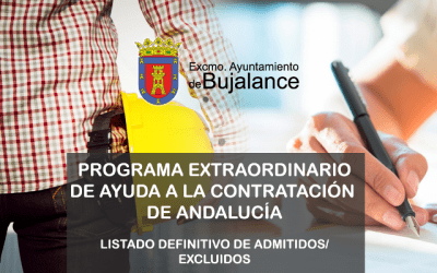 Programa de Ayuda a la Contratación de Andalucía – Listado definitivo