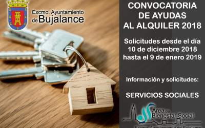Convocatoria de Ayudas al Alquiler de la Junta de Andalucía 2018