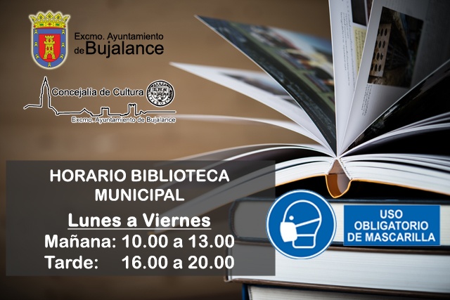 Horario Biblioteca Bujalance Noviembre 2021