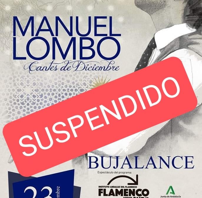 Comunicado Oficial – Concierto Manuel Lombo