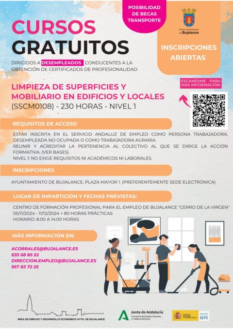 Curso Limpieza - Bujalance Octubre 2024