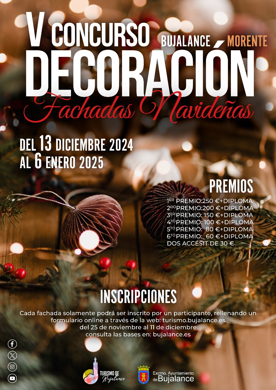 V Concurso Decoración Fachadas Navideñas - Bujalance y Morente